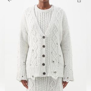 Altuzarra distressed cardigan